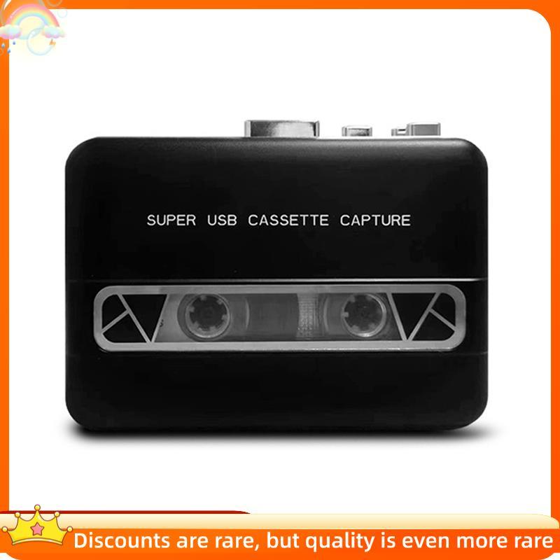 Nobleflyingnew USB Cassete Captura Para MP3 Player Conversor Áudio Music Fita Gravador