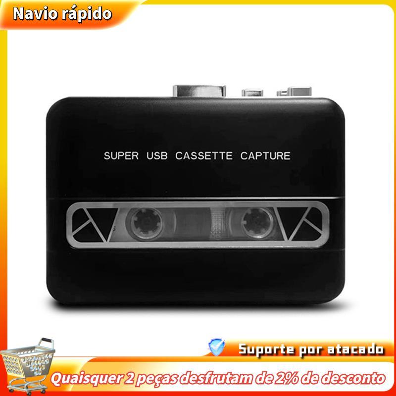 Cassete De Captura De USB Para Conversor De Reprodutor De MP3 Gravador Fita Música De Áudio