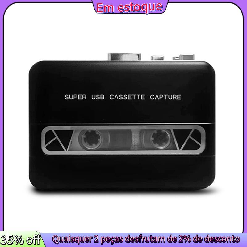 Cassete De Captura De USB Para Conversor De Reprodutor De MP3 Gravador Fita Música De Áudio