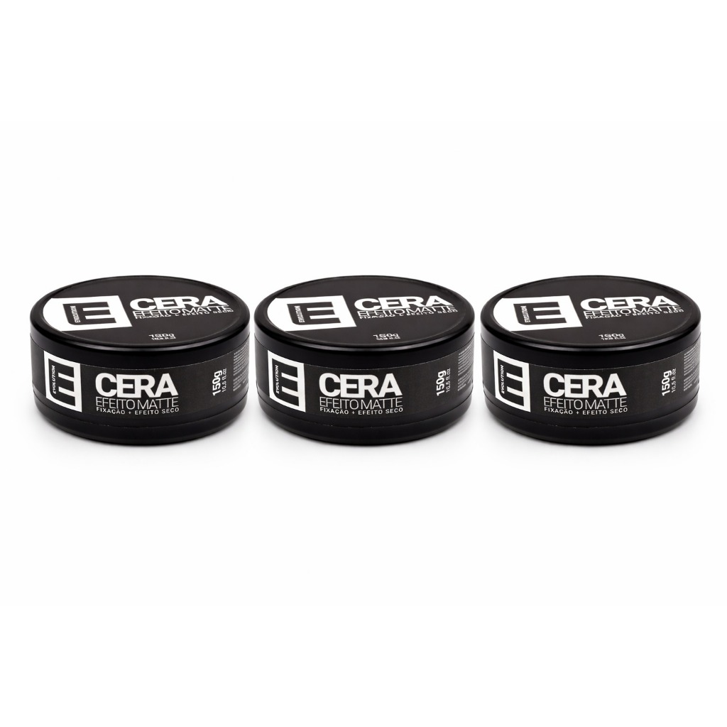 3 CERA MATTE EFEITO SECO EVOLUTION BARBER 150g