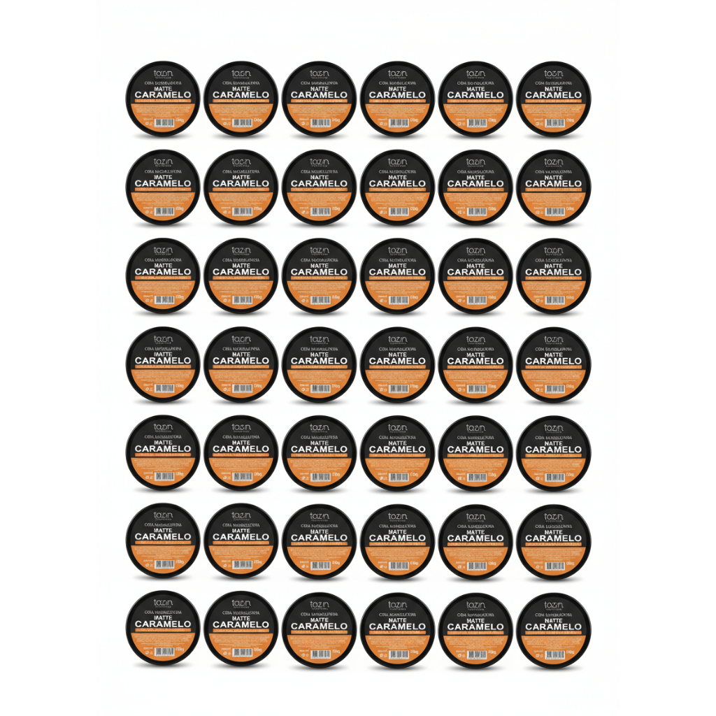 Cera Modeladora Tazin Efeito Matte Caramelo 150g - 42 Unidad