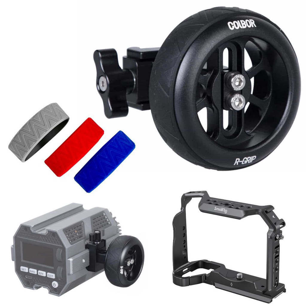 Suporte De Mão Para Cage e Iluminador Colbor Linha Cl60 E Cl100x NATO