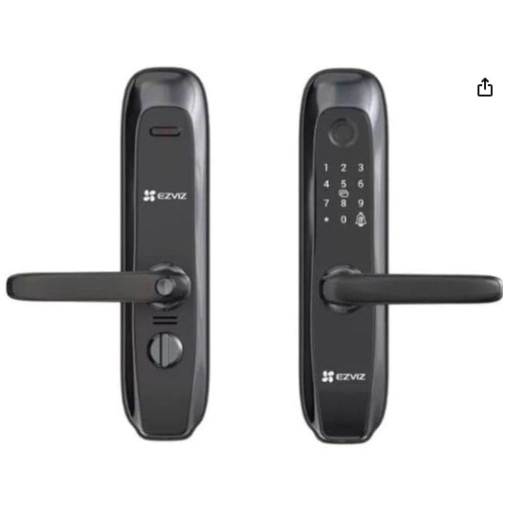 Fechadura Inteligente Wi-Fi Ezviz Hikvision Biometria Senha Cartão Acesso Remoto