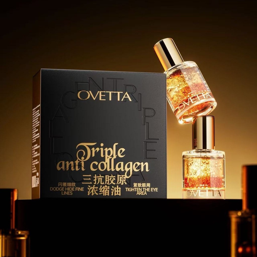 PAVETTA Tri-Anti-Colágeno Eye Face Lock Lines Óleo Concentrado Hidratante Hidratante Linhas de Luz Nutrir a Pele com Óle