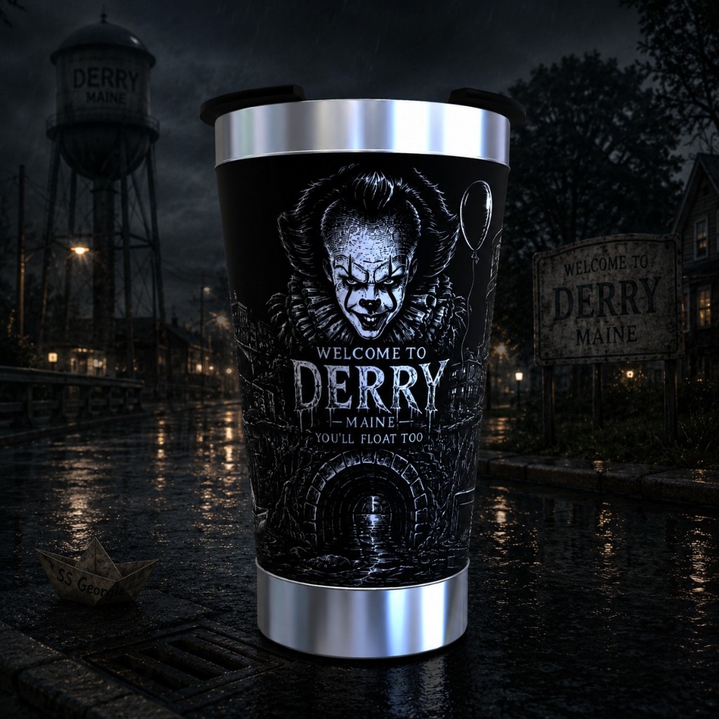 Copo Térmico Welcome to Derry 473ml+ Abridor Gravado a Laser