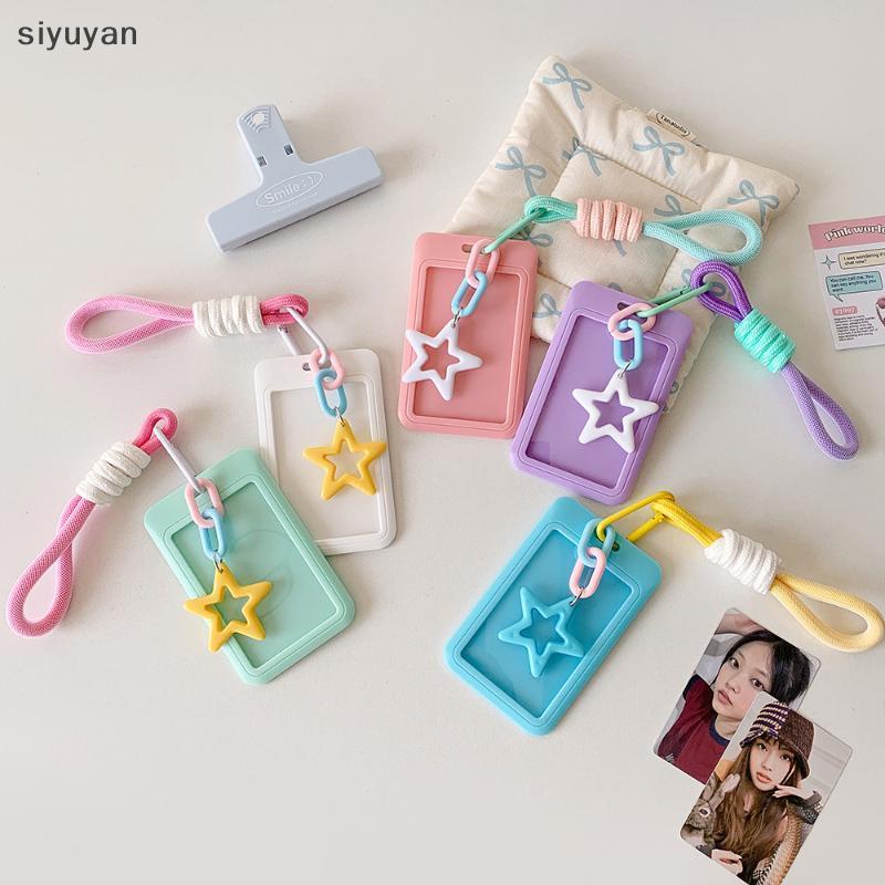 Kpop Photo Holder Slide Card Bag Com Chaveiro 54 Slots Anti-Lost Collection Case Para Mesa Ou Viagens