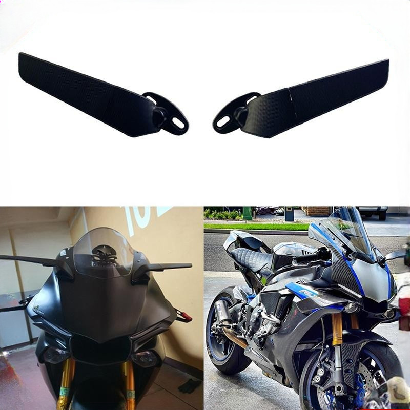 Espelho Retrovisor de Motocicleta Modificado, Ajustável e Rotativo, Para R15 R25 R3 R1 R1S R6 R6S V2 V3 NN12