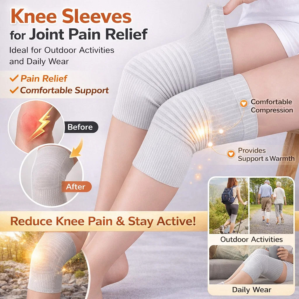 【Proteção para Articulações】[Summer Comfort] Thin Breathable Knee Support Air Conditioning Room Knee Sleeve/Joint Protec