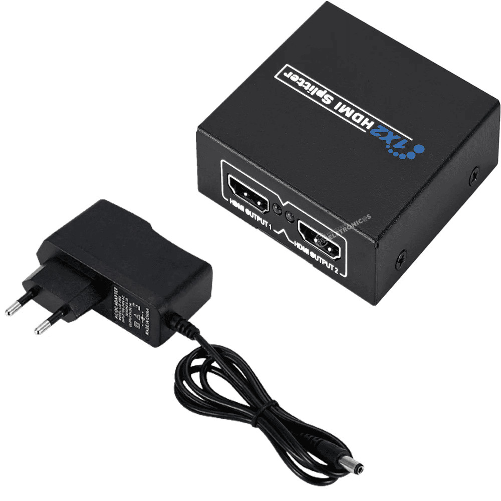 Splitter Hdmi Distribuidor Divisor 1×2 1.4 4k Conecta Fácil LE4132