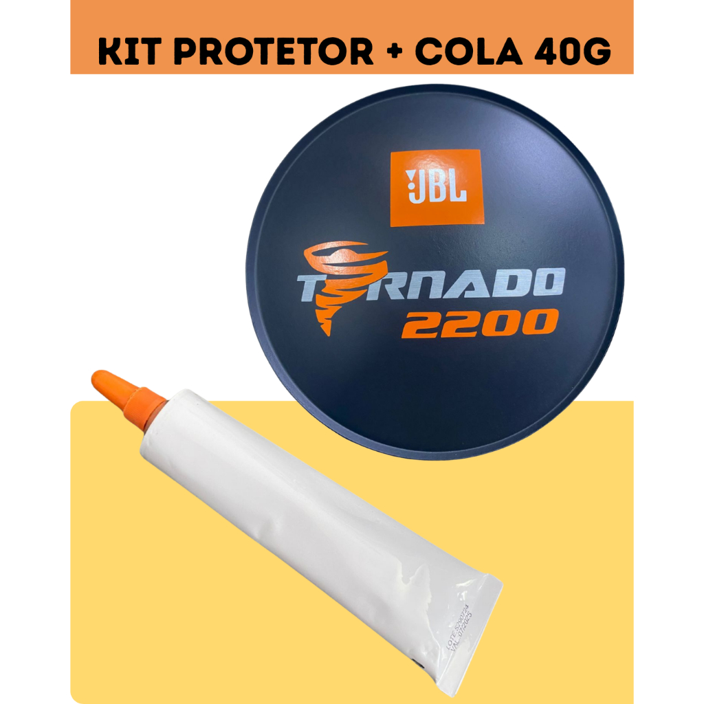 Protetor Calota Tapa Cone Tornado 2200 168mm+ Cola 40g