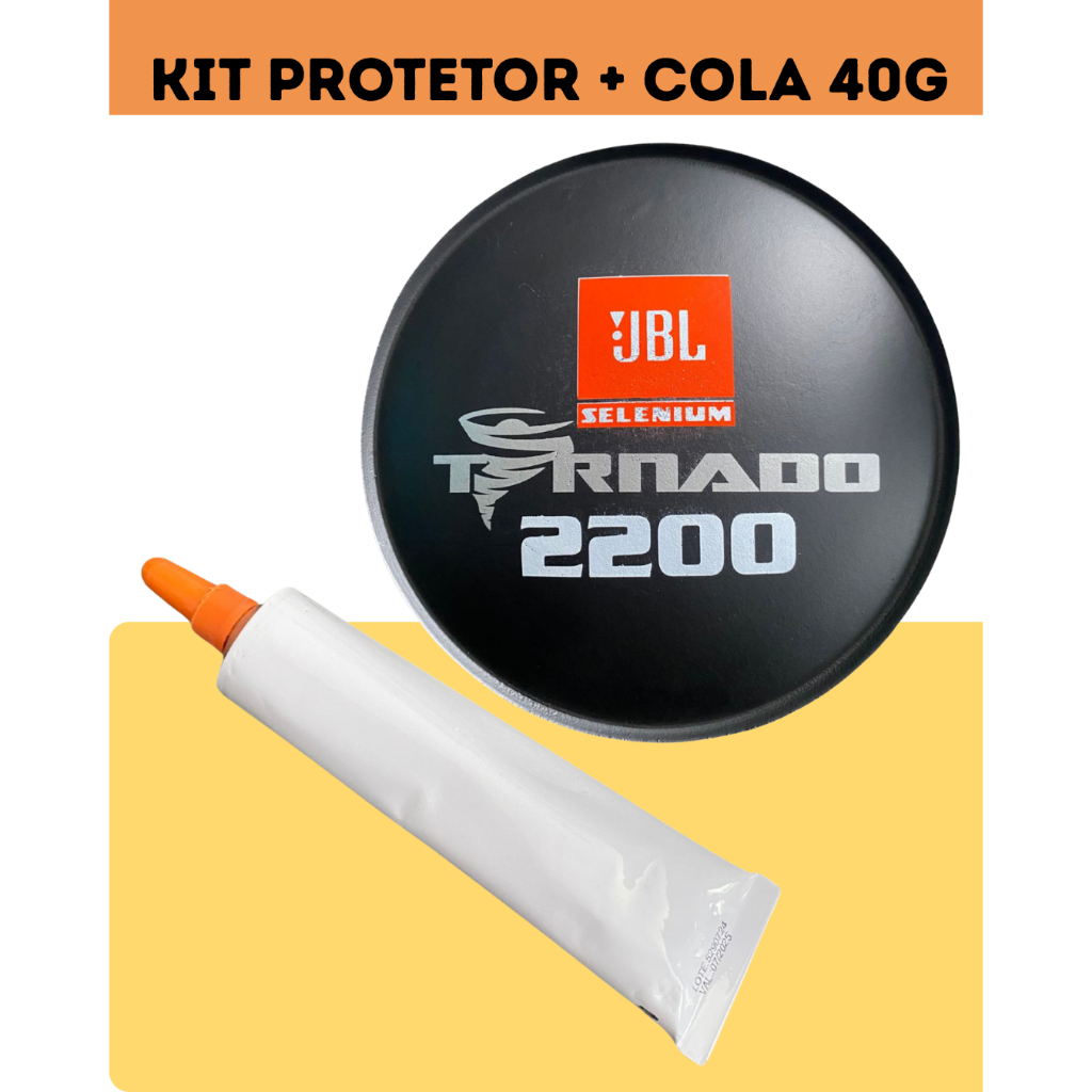 Protetor Calota Tapa Cone Tornado 2200  Prata168mm+ Cola 40g