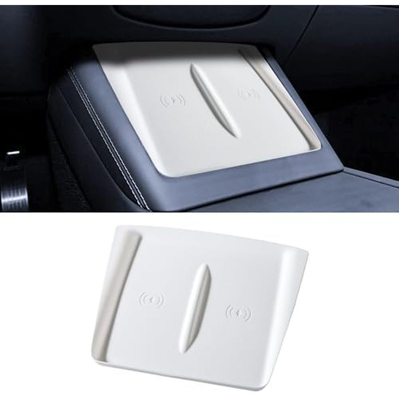 Tapete De Carregamento Sem Fio Do Console Central Tinlucys Projetado Para Tesla Model 3/Y 2021-2024 , Acessórios Interno