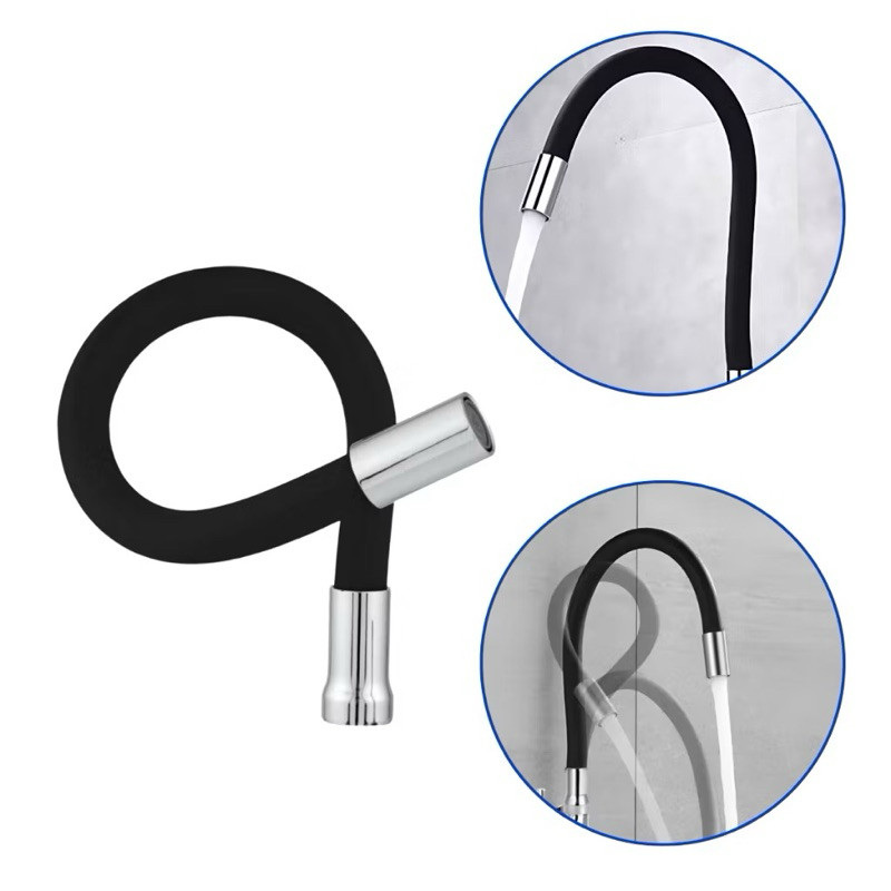 Cano Flexível Preto 5/8 Jato Simples para Torneira (so o cano)
