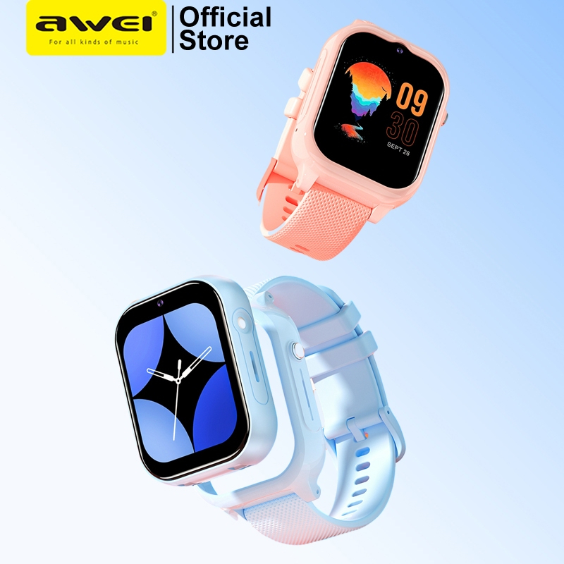Relógio Inteligente Infantil Awei Com Câmera Faz Chamada Chip Rastreador Smartwatch Menino Menina
