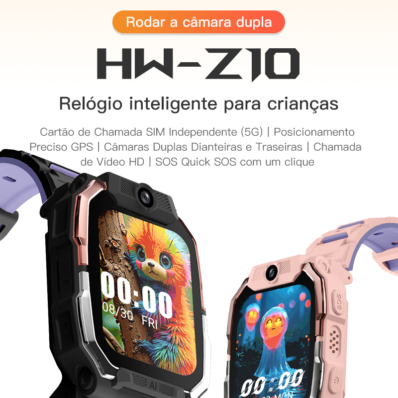 SmartWatch Relógio Inteligente Infantil Criança localização Chamadas Android e iOS-SIM