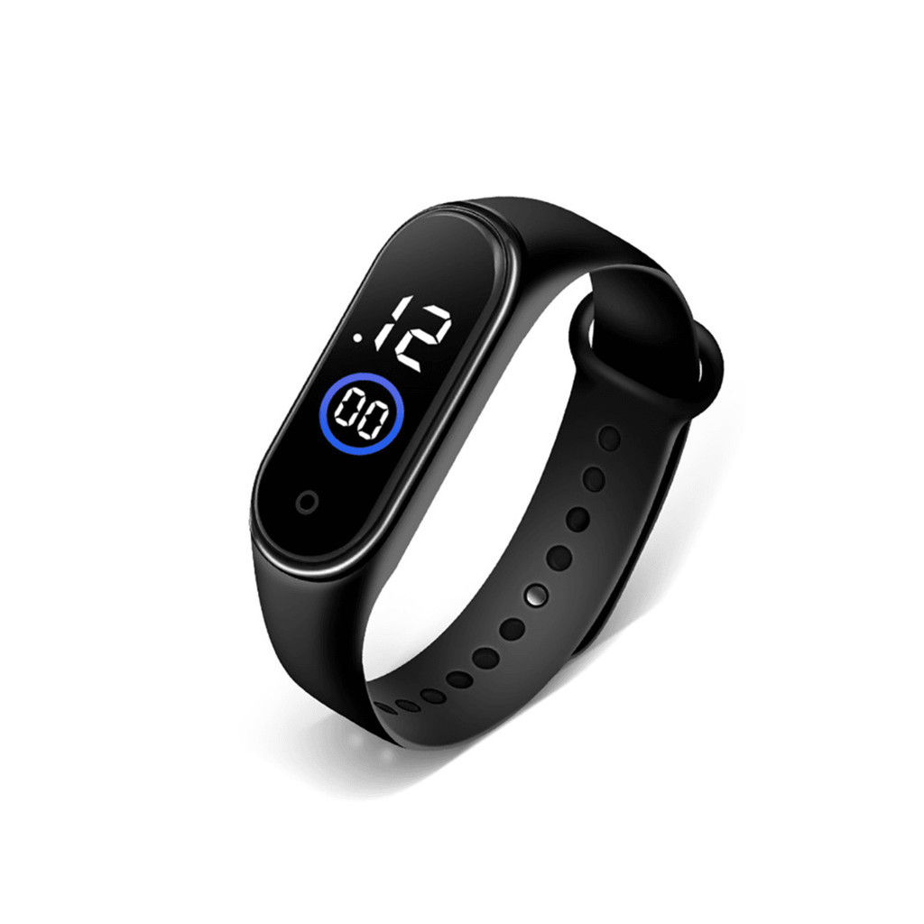 Relogio Digital Smartband Pulseira Preta Atacado