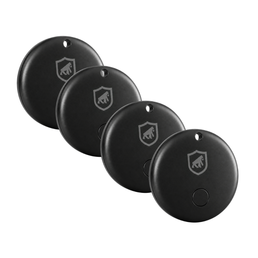 Gshield 4 Unidades - Rastreador Localizador iTag Hybrid Bluetooth para Android e iOS com Alerta Sonoro