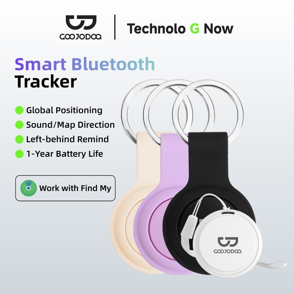 Localizador anti-perda Bluetooth GOOJODOQ, compatível apenas com iOS, adequado para crianças, animais de estimação