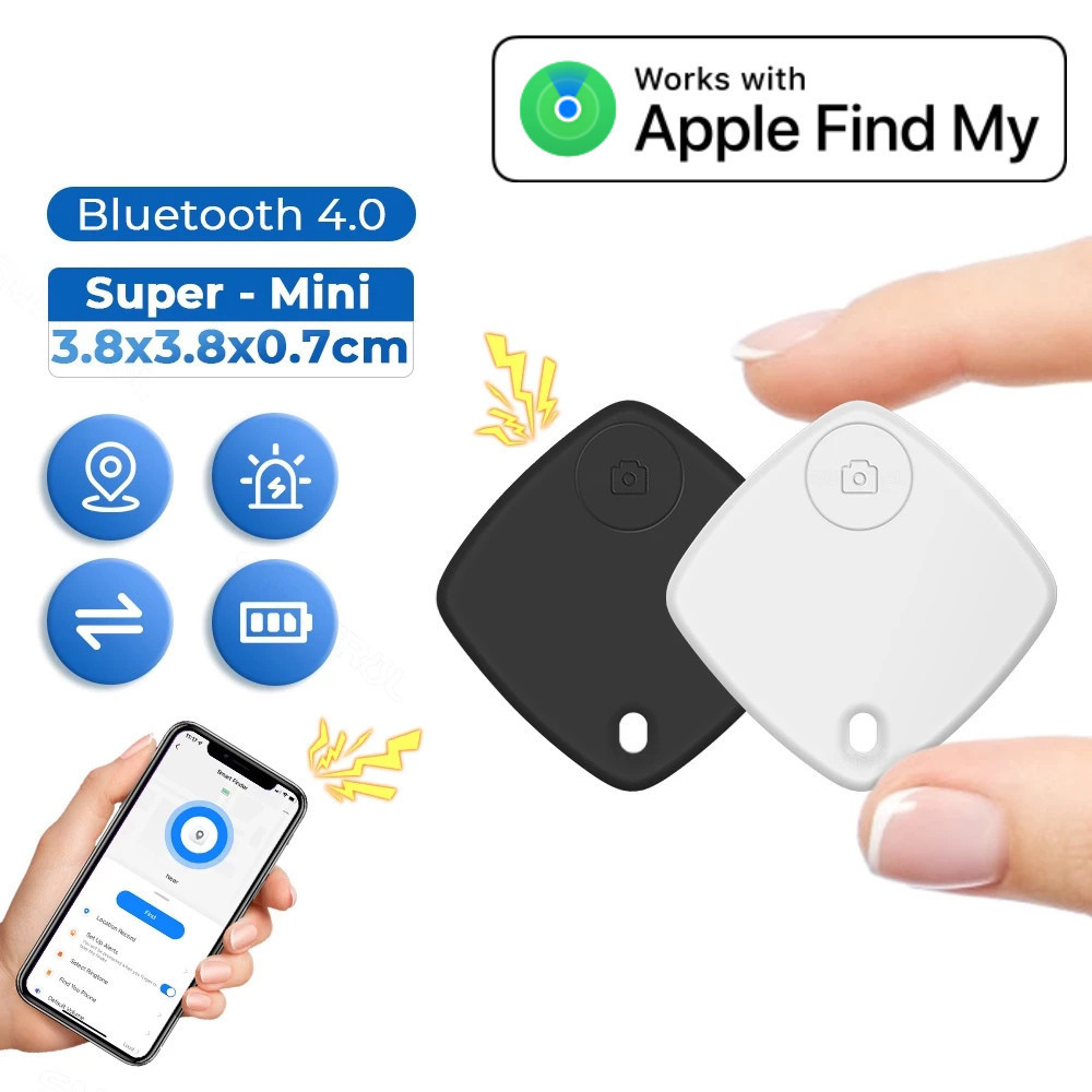 Rastreador Smart Air Tag para Iphone Localizador Mala Pet Carro Moto Apple IOS