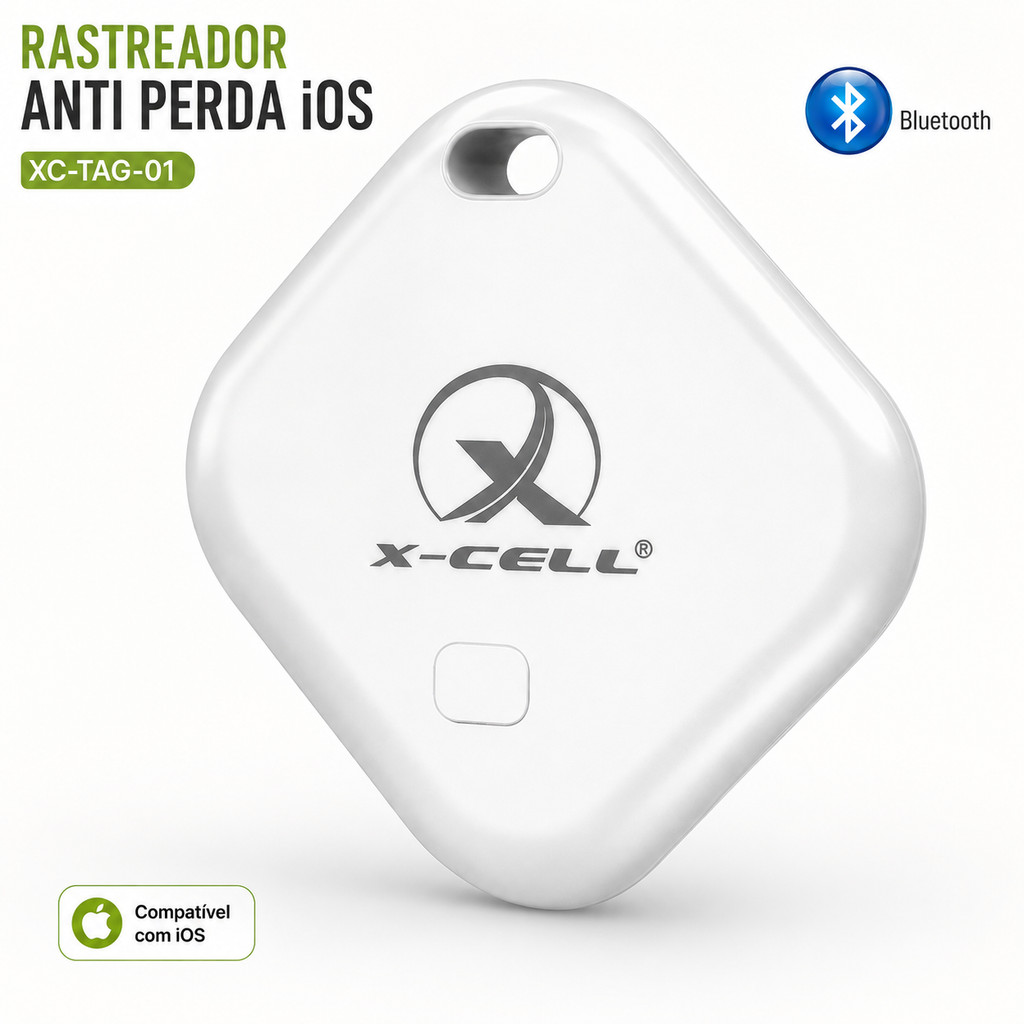 Tag Rastreador Anti Perda Bluetooth Compatível iOS Buscar Localizador de Objetos XC-TAG-01