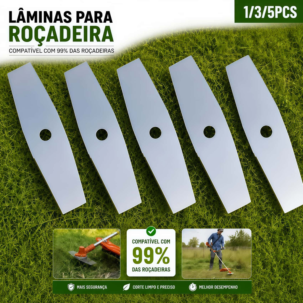 1/3/5 PCS Blades Knife 2 Points for Brushcutter 1