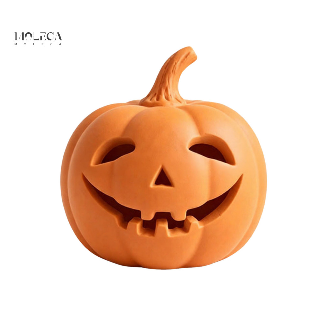 Cozy Fall Room Decor Halloween Pumpkin Ornaments Lantern Ornament Resin Hollow Figurine Decorative Table Centerpiece for