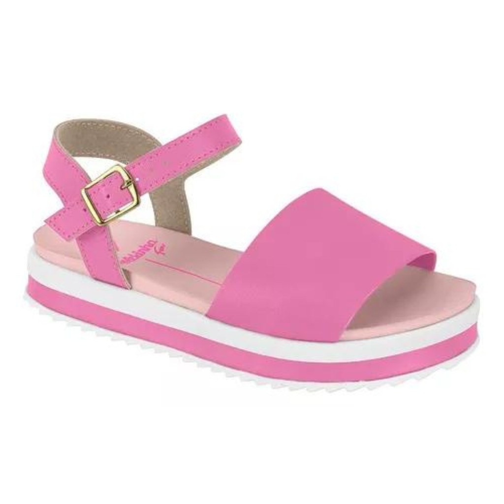Sandalia Infantil Juvenil Casual Menina Molekinha Confortavel Slide - Produto Original Beira Rio