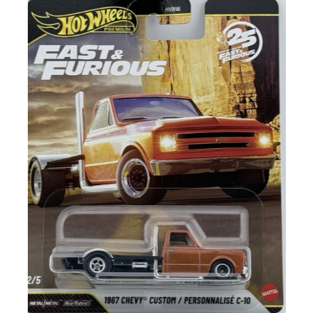 Hot Wheels Velozes e Furiosos 2026 - Caminhão Chevrolet C-10 Customizado de 1967