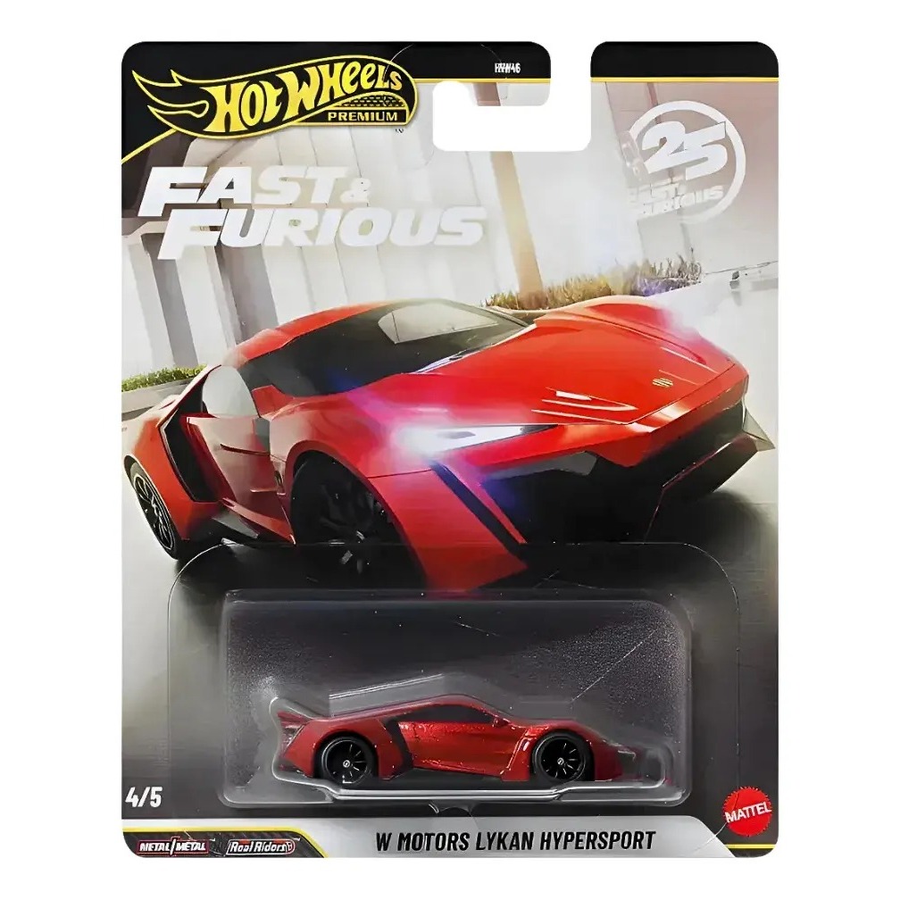 Hot Wheels Premium Lykan Velozes E Furiosos Premium Vermelho