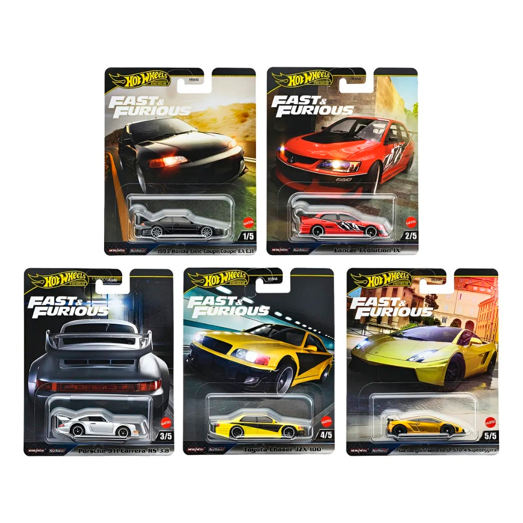 Hot Wheels Premium Velozes e Furiosos 1:64 Mattel Original Blister Escolha o Modelo