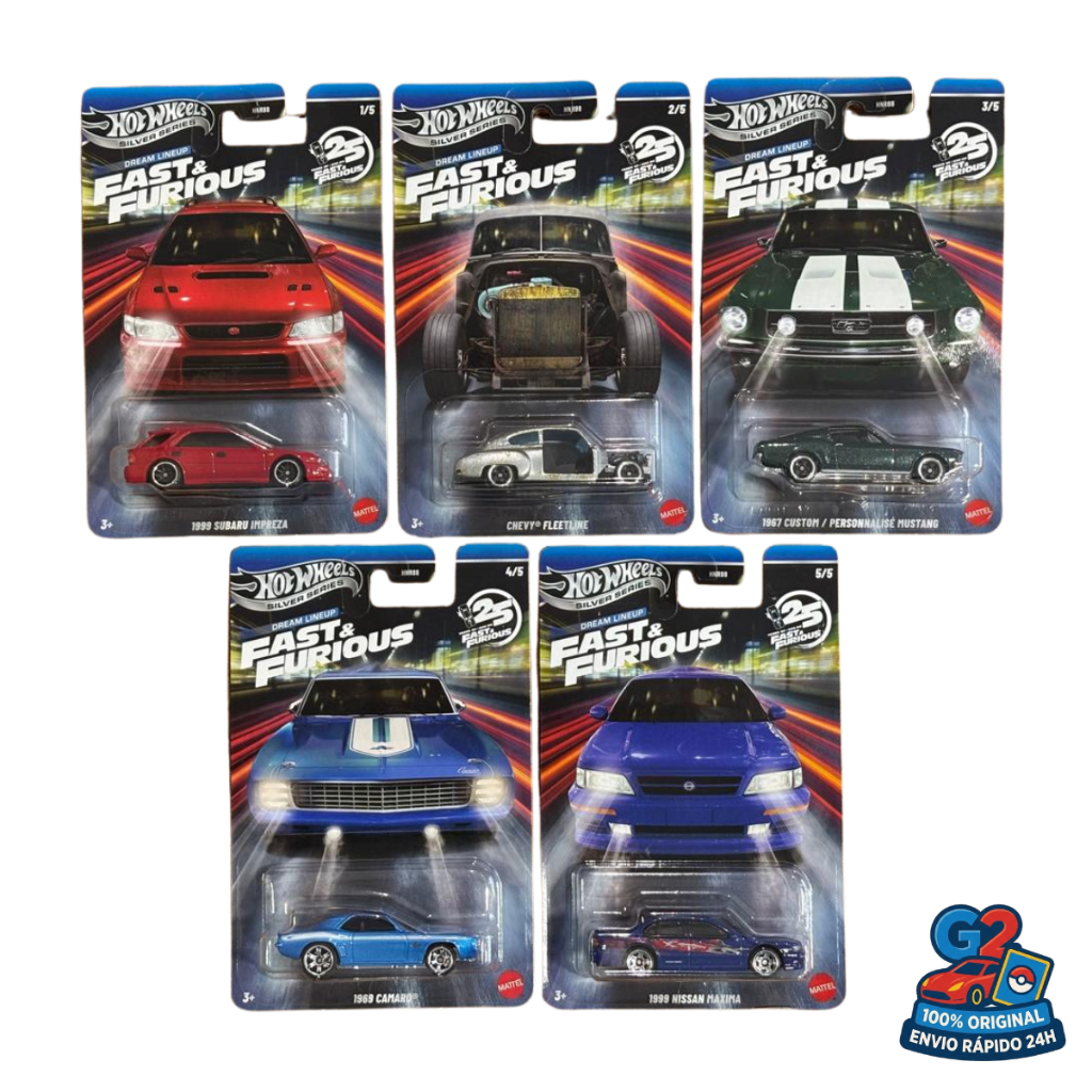 Hot Wheels Silver Series | Velozes e Furiosos, Themed Entertainment e Mais! | Escolha o Seu!