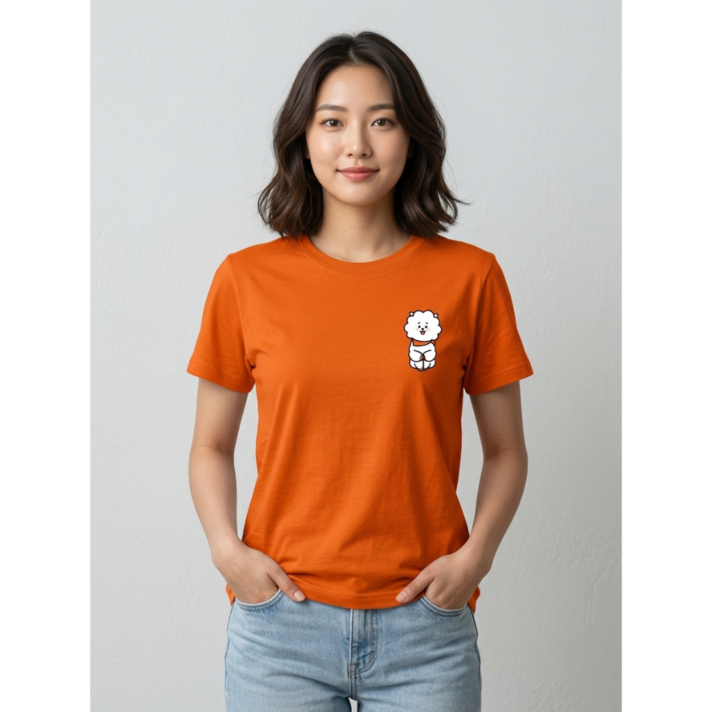 Camiseta BTS Minimalista Coreana Camisa Unissex Estilo Kpop Casual Streetwear Plus Size Envio Rápido
