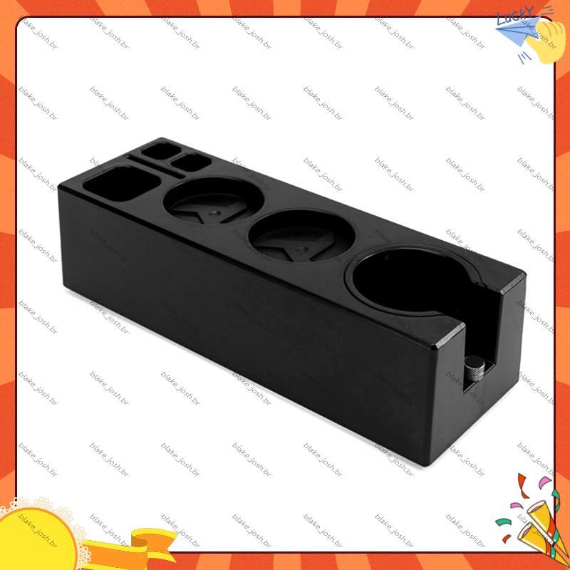 [Qualidade B] 51-58mm ABS Filtro De Café Tamper Titular Caixa De Batida Espresso Mat Stand Ferramentas Acessórios