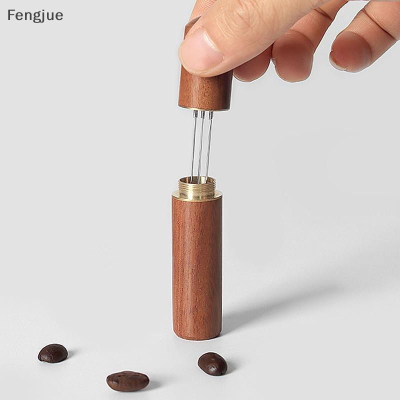 Fengjue Espresso Café Agitador Distribuidor Agulha De Aço Inoxidável Em Pó Tamper Ferramenta Mexendo Barista Acessórios