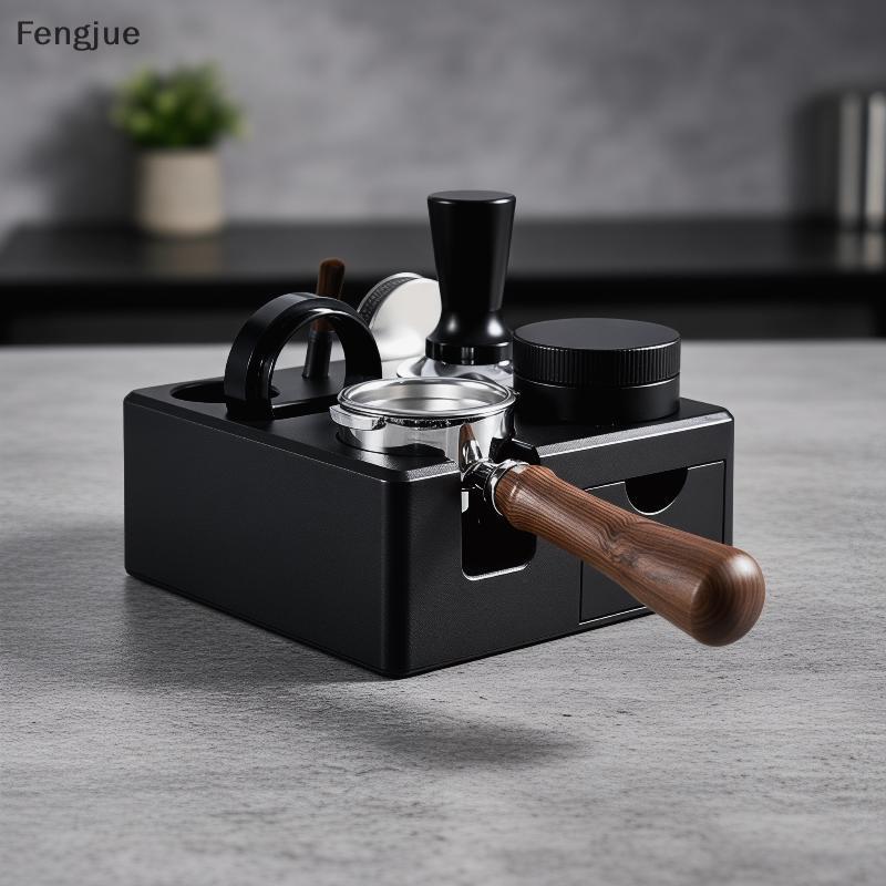 Fengjue Durável Espresso Tamper Barista Acessórios Com Estação Portátil De Café BR