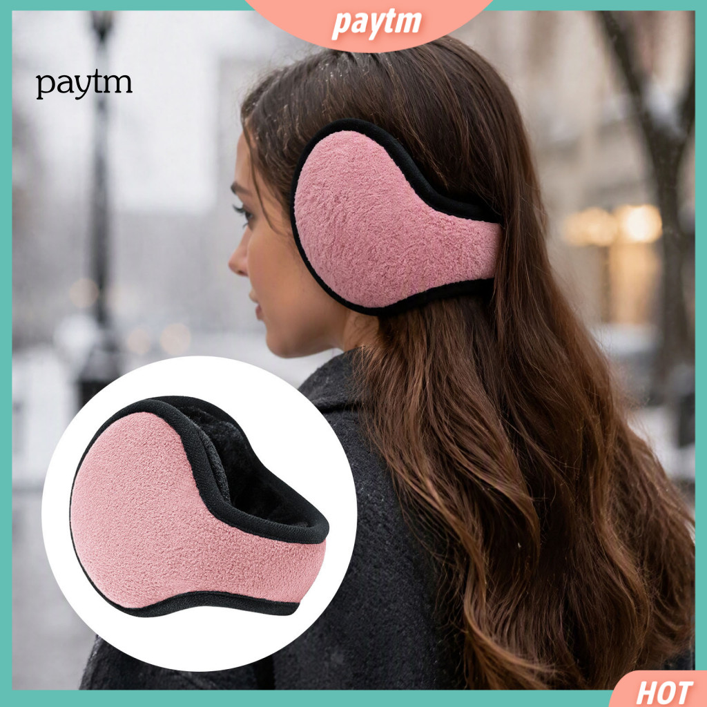 Weather Ear Protection Gear Winter Warmers Foldable Muffs for Men Women Warm Fleece Covers Portable for Outdoor Running