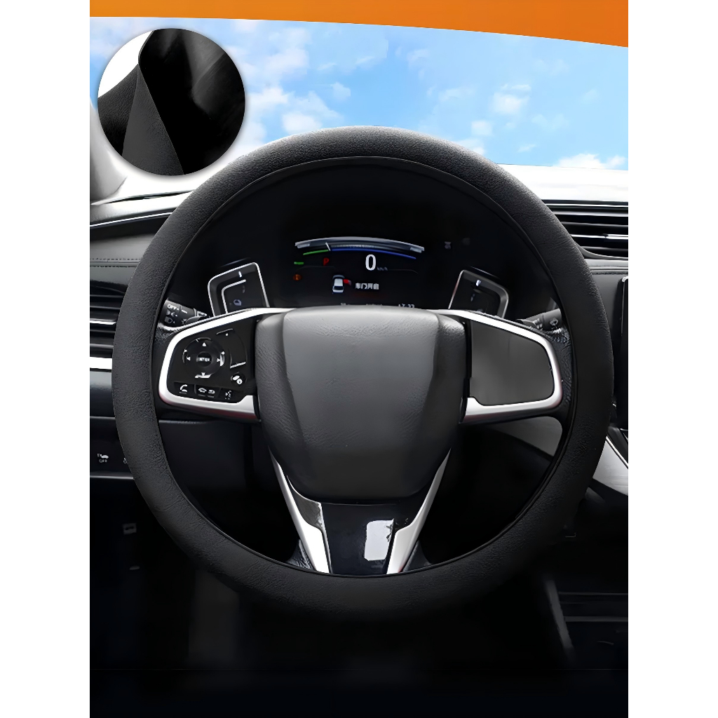 Capa de Silicone para volante de carro Universal ultrafina antiderrapante Anti-suor