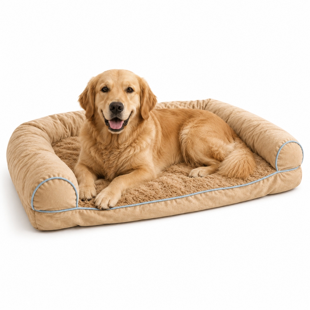 Cama Sófa Ortopédica 120x80cm Lavável Grande Gigante Premium
