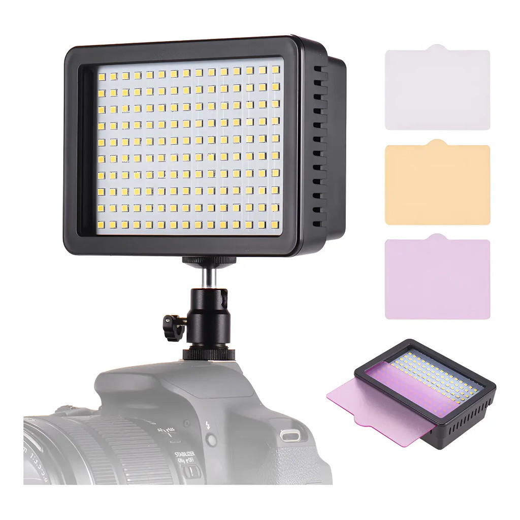 ILUMINADOR FOTO VÍDEO WANSEN W-160 VIDEO LIGHT DH-160 LED