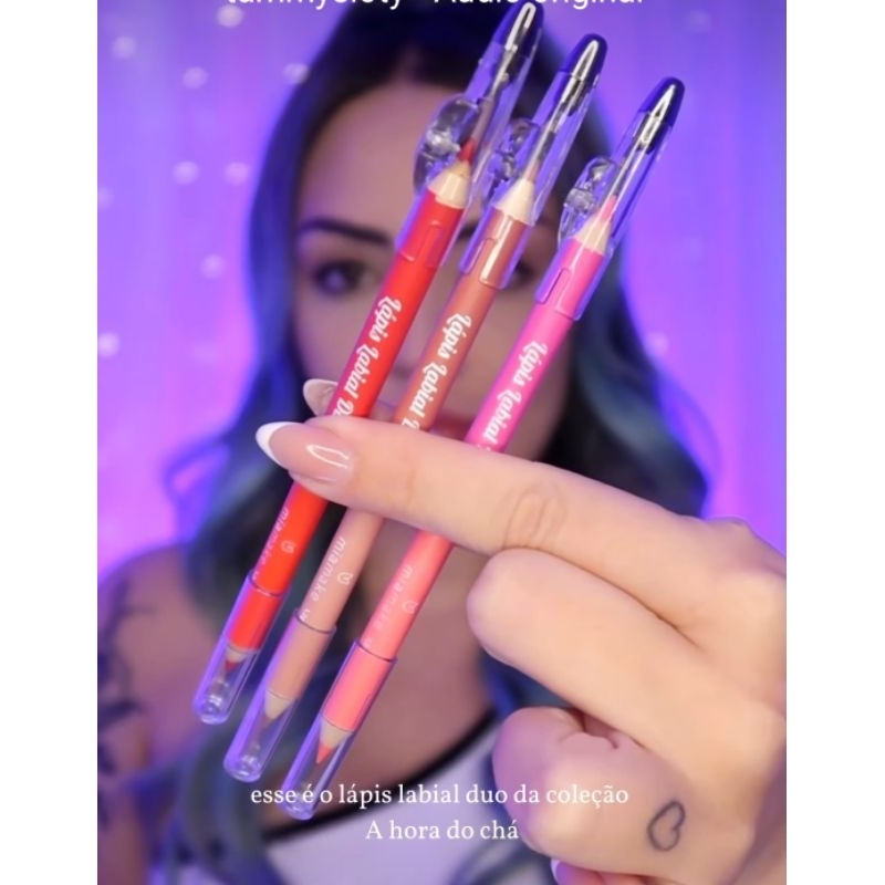 Lápis Diversos  com Apontador Olhos Mia Make