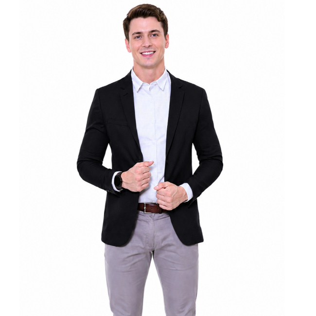 Blazer Masculino Slim Fit Social Premium Casual Elegante Casamento Trabalho Festa