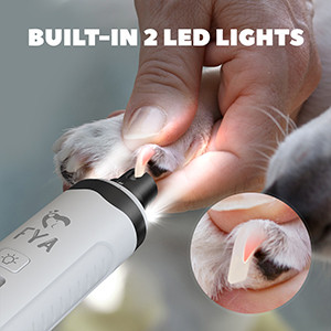 Amolador de Unhas de Cão Profissional Atualizado, 2 Velocidades Sem Fio, Painless para Pets de Todos os Portes