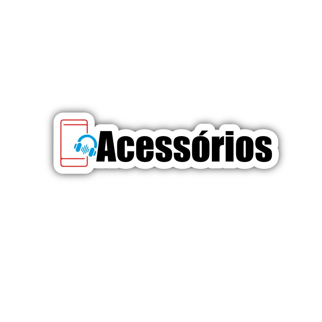 Placa Quadro Acessórios Branco - Decoração Assistência