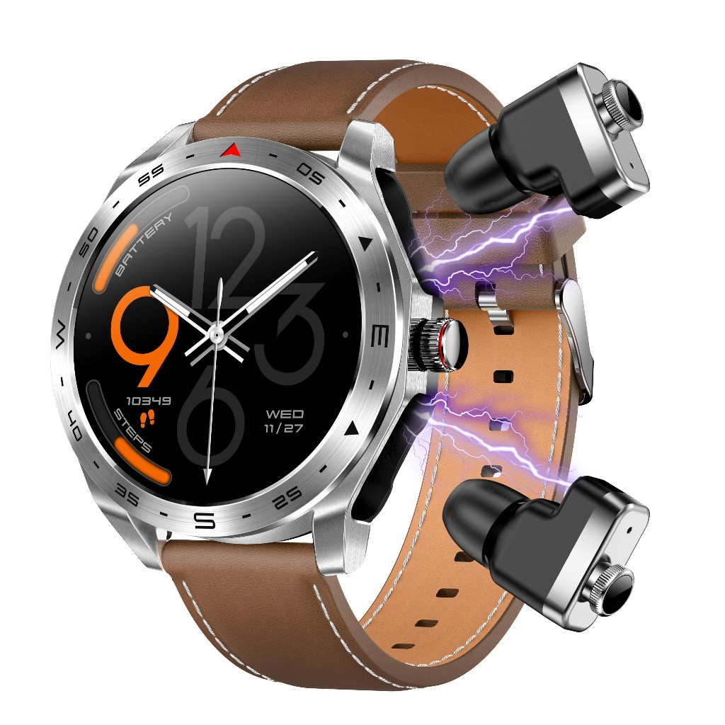 Novos T95 relógios inteligentes 2 em 1 com fones de ouvido SmartWatch com alto-falante Tracker Music Man Sports Watch