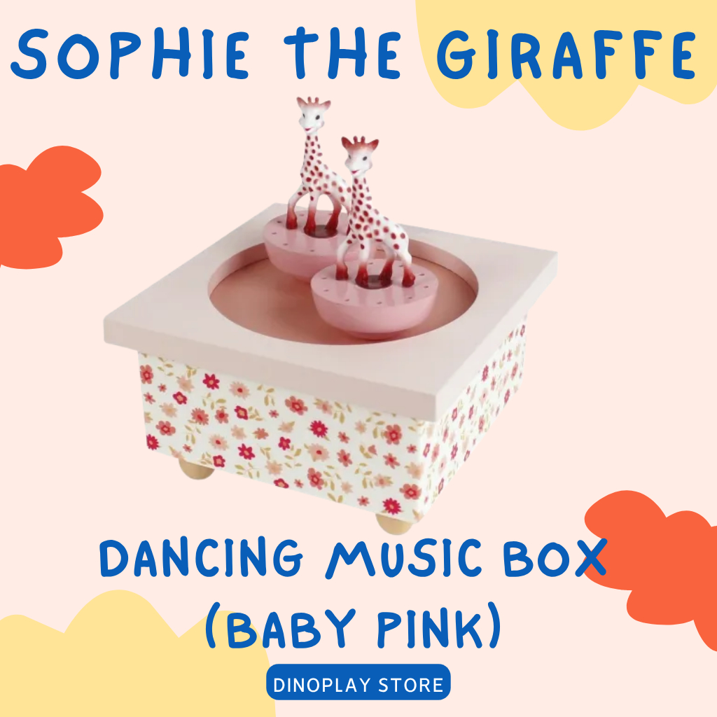Sophie the Giraffe - Dancing Music Box (Baby Pink)  [Direct form Japan]