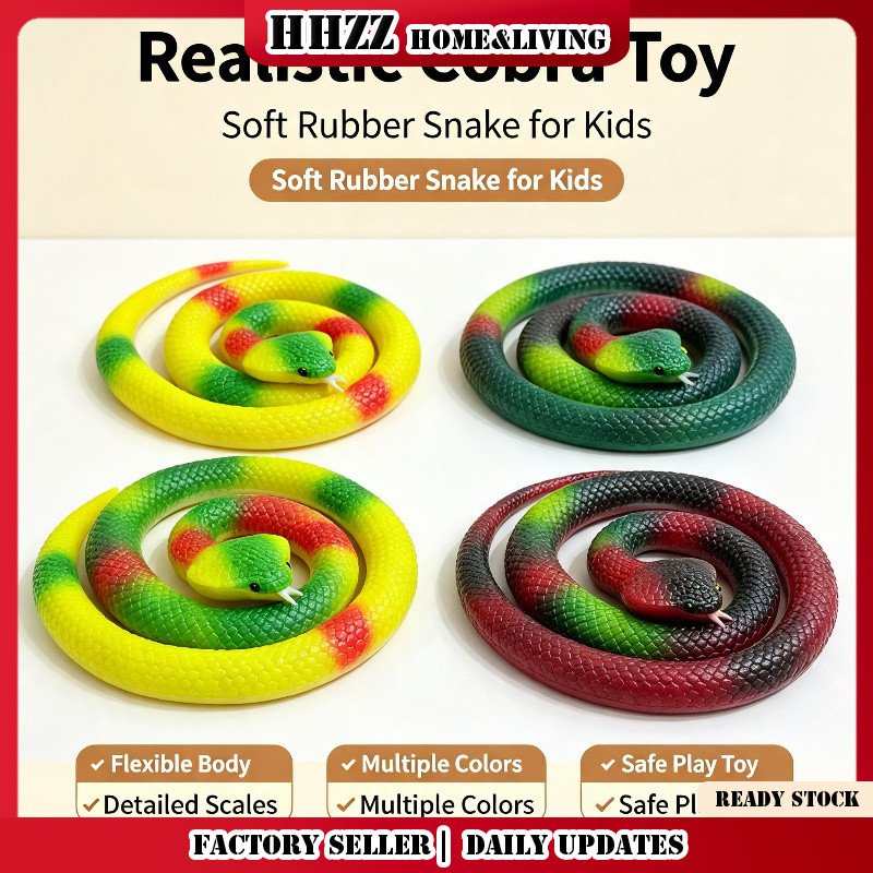 Dobrável Falso Cobra Brinquedo Textura Real Crianças Ao Ar Livre Jogar Halloween Brincadeira Prop Casa Jardim Paisagem D