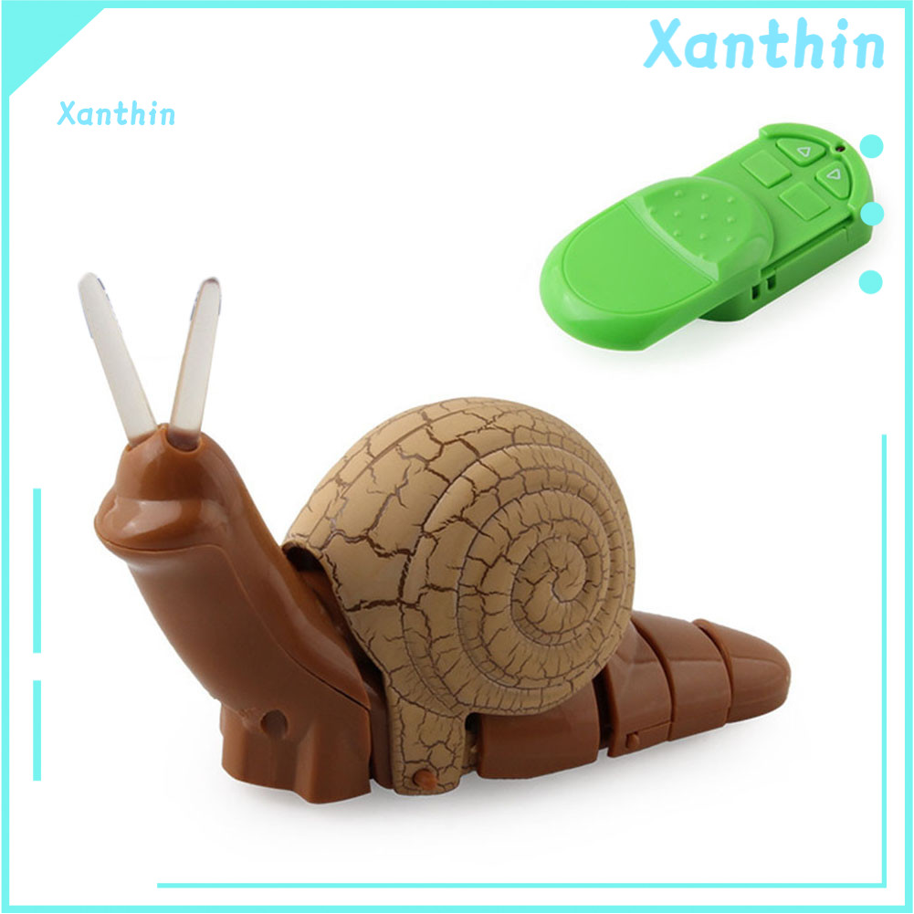Engraçado Controle Remoto Infravermelho Caracol Realista Modelo Animal Crianças Brinquedo Brincadeira Prop
