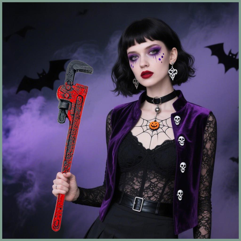 Chave De Sangue Traje Prop Sangrento Halloween Simulação Decoração Realista Brinquedo Complicado Adultos Festa Favores s