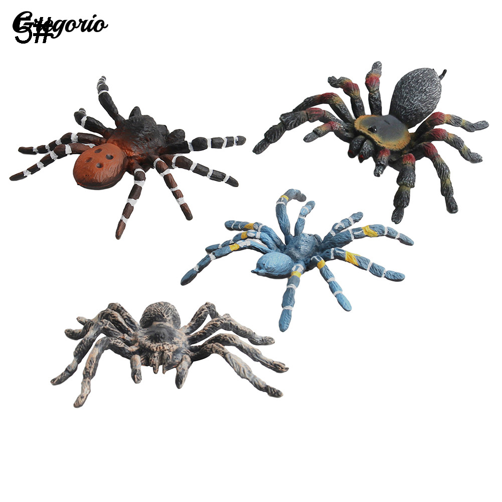 GRH-Realista 3D Aranha Inseto Selvagem Modelo Prank Truque De Halloween Prop Brinquedo Infantil Presente