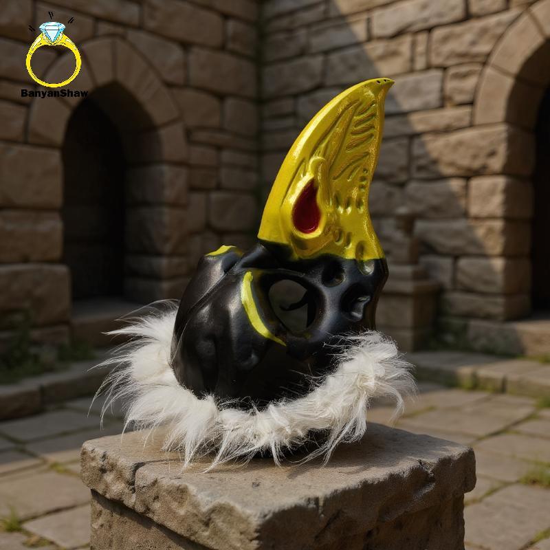 [BANY] Halloween Cosplay Assustador Águia Máscara Facial NPC Engraçado Prank Scare Chapelaria Para Festa Bola Traje Prop